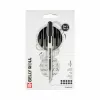 Sakura 9+1 Free Gelly Roll Retractable Classic bolígrafo de gel transparente 0,4 mm tinta negra pack de 10