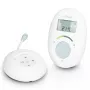 Alecto vigilabebés DECT con modo Full ECO y pantalla, blanco/azul