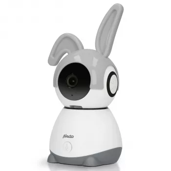 Alecto SMARTBABY10 vigilabebés Wi-Fi con cámara, blanco/gris