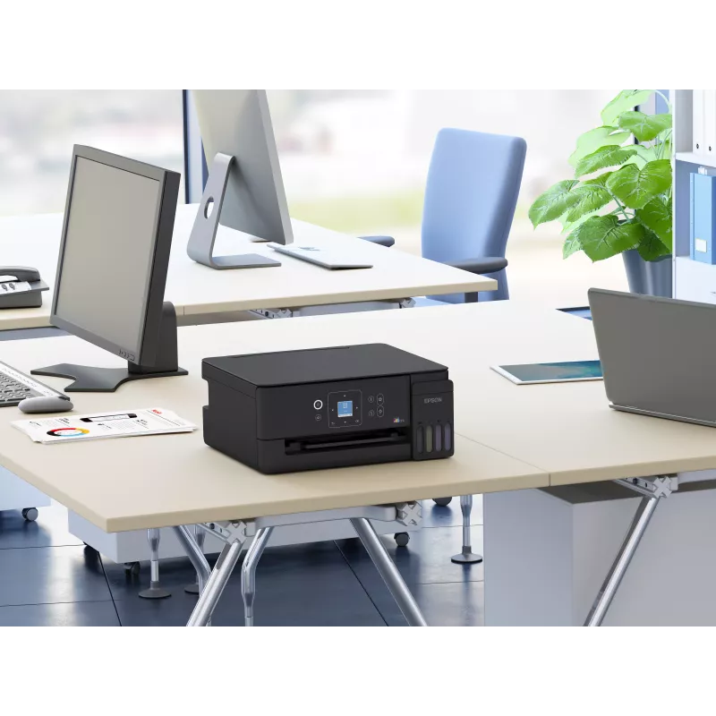 Epson EcoTank L3361 impresora multifunción de inyección de tinta - color - A4 - 33 ppm (borrador) - Wi-Fi - USB - negro
