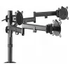 One For All DM2310 soporte de escritorio para monitor individual para pantallas de 13-27 pulgadas, capacidad de carga 8 kg, VESA 75x75/100x100, negro