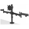 One For All DM2310 soporte de escritorio para monitor individual para pantallas de 13-27 pulgadas, capacidad de carga 8 kg, VESA 75x75/100x100, negro