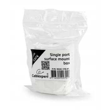 Gembird Cablexpert NCAC-1F6-01 roseta de red de superficie