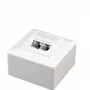 Gembird Cablexpert MWS-2S6-01 toma de corriente con tapa empotrada RJ45 Cat.6 blanca