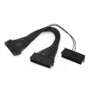 GEMBIRD CC-PSU24-01 cable de extensión de alimentación ATX de 24 pines, macho a hembra, 30 cm, negro