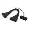 GEMBIRD CC-PSU24-01 cable de extensión de alimentación ATX de 24 pines, macho a hembra, 30 cm, negro