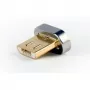 Gembird Cablexpert adaptador magnético USB 2.0 a Micro-USB Type B - negro