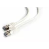 Gembird Cablexpert cable de red FTP Cat.6, conector RJ45 – conector RJ45, apantallado con lámina, 0,5 m, blanco (PP6-0.5M/W)