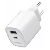 Gembird TA-UC-1A1C-PD45-01-W fuente de alimentación USB-C PD 45W blanca