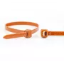 Bridas de plástico WKK marrones 300x4,8mm 100 uds.