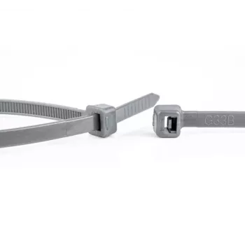 Bridas de nailon WKK grises 370x4,8 mm 100 uds.