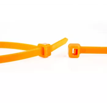 Bridas de nailon WKK naranjas 370x4,8mm 100 uds. (110226371)