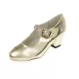 Souza! Sabine zapatos de disfraz de tacón alto dorado para niñas talla 34
