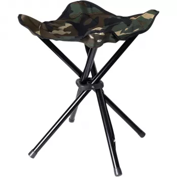 Stealth Gear taburete plegable 4 patas verde oliva