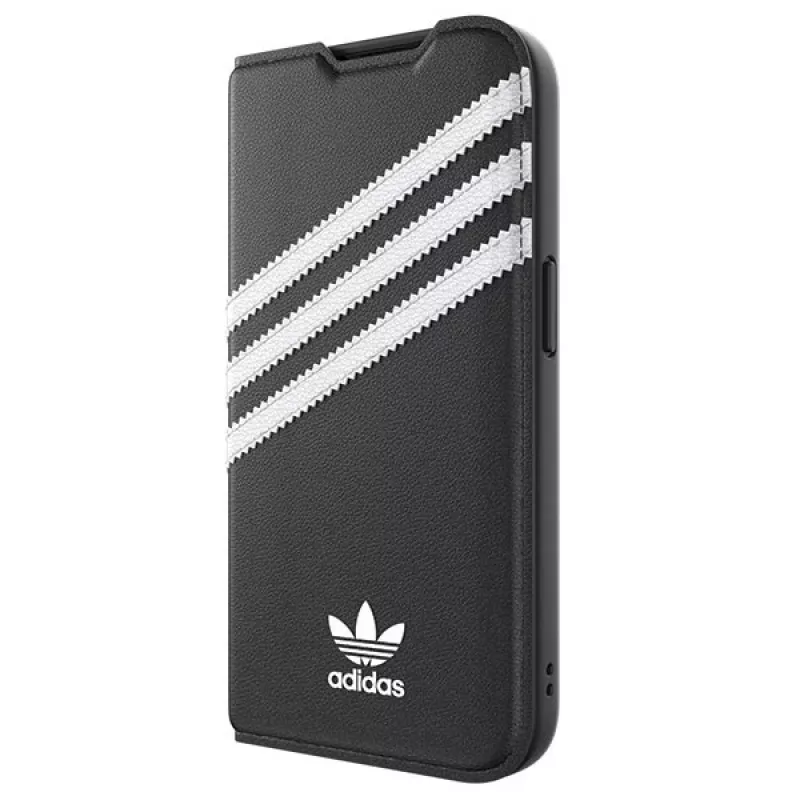 Adidas Originals OR Booklet Case PU para iPhone 14 Pro Negro/Blanco