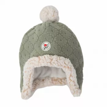 Lodger gorro de invierno de doble capa forro polar Elm Verde salvia 1-2 años