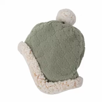 Lodger gorro de invierno de doble capa forro polar Elm Verde salvia 1-2 años
