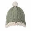 Lodger gorro de invierno de doble capa forro polar Elm Verde salvia 1-2 años