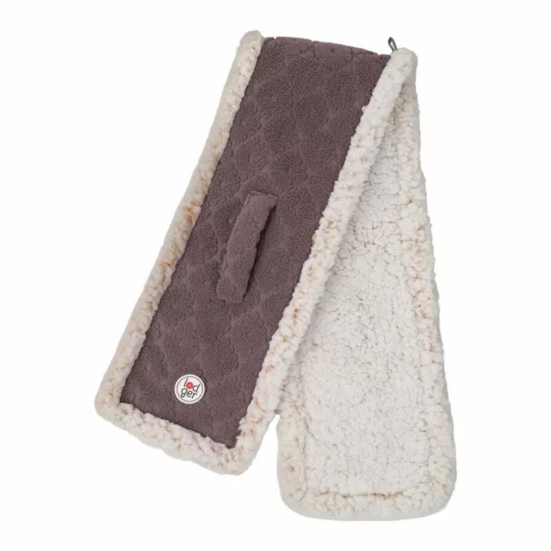 Lodger braga de cuello de doble capa forro polar Malva