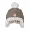Lodger Gorro de invierno de doble capa de polar marrón Buffalo 1-2 años