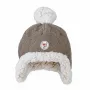 Lodger Gorro de invierno de doble capa de polar marrón Buffalo 1-2 años