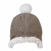 Lodger Gorro de invierno de doble capa de polar marrón Buffalo 1-2 años