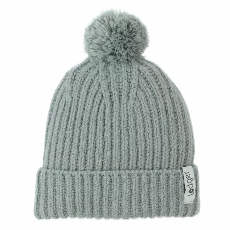 Lodger Gorro de 100% lana merino Mint Silk 6-12 meses