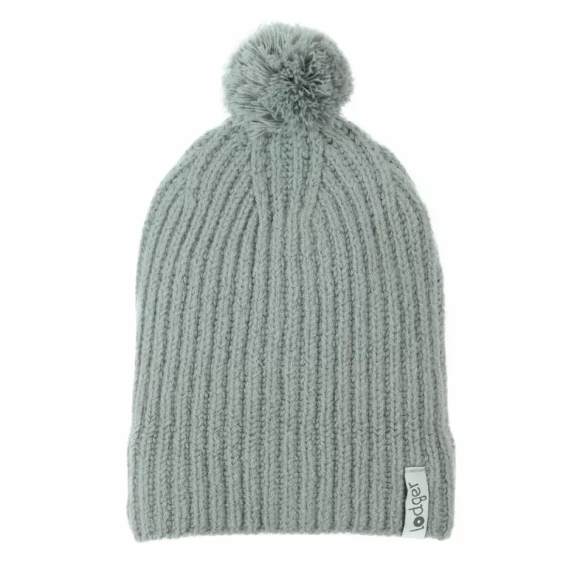 Lodger Gorro de 100% lana merino Mint Silk 6-12 meses