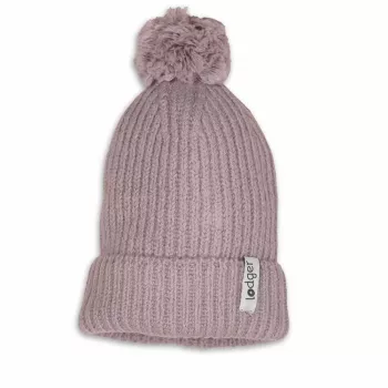 Lodger Gorro de bebé de 100% lana merino rosa 6-12 meses