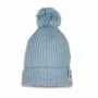Lodger Gorro de bebé de 100% lana merino Blue Fogg 6-12 meses