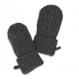 Lodger Guantes de bebé de 100% lana merino Graphite Pigeon 0-12 meses