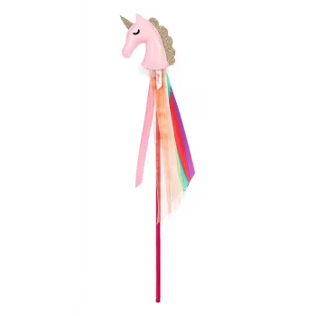Souza! Varita mágica con cabeza de unicornio Rosa