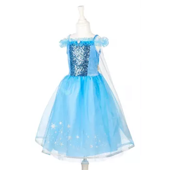 Souza! Vestido de Reina de las Nieves con capa 5-7 años