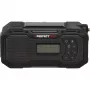 PerfectPro E-100 radio de emergencia con panel solar, manivela, linterna LED, powerbank, AM/FM, IPX3
