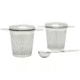 Bredemeijer 2x filtro de té de acero inoxidable con cucharilla 191003