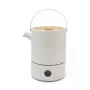 Bredemeijer Umea set de té 1,2L blanco con calienta teteras 142010