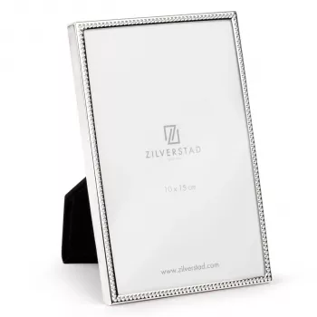 Zilverstad Sweet Memory Marco de Fotos de Metal Brillo con Borde de Perlas 10x15 Plateado 7154221