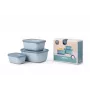 Mepal Cirqula Set de cuencos multiusos 3 uds., nordic blue