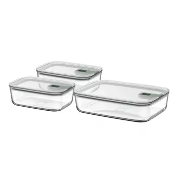 Mepal Easy Clip Set de recipientes de conservación 3 uds., Nordic Sage