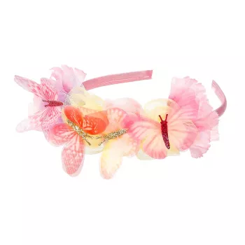 Souza! Lilyanne diadema de flores y mariposas para niños