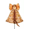 Souza! disfraz de dinosaurio Dilophosaurus con capa y máscara con capucha para niños 4-7 años