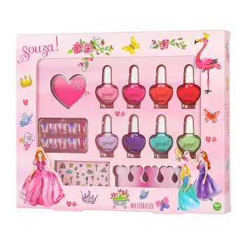 Souza Princess set de esmaltes de uñas y accesorios 12 piezas 107130