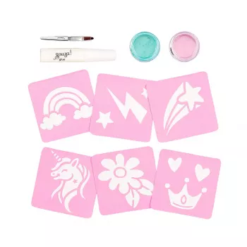 Souza! tatuajes temporales de purpurina Unicorn 12 piezas