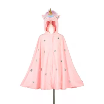 Souza! Disfraz de capa con capucha de unicornio para niños 4-8 años