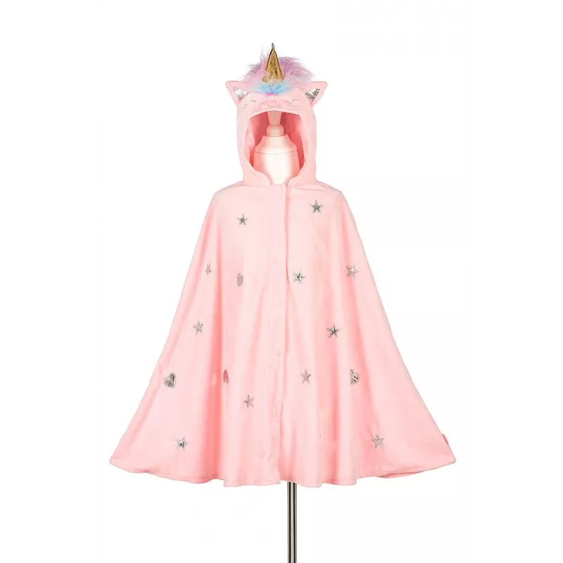 Souza! Disfraz de capa con capucha de unicornio para niños 4-8 años