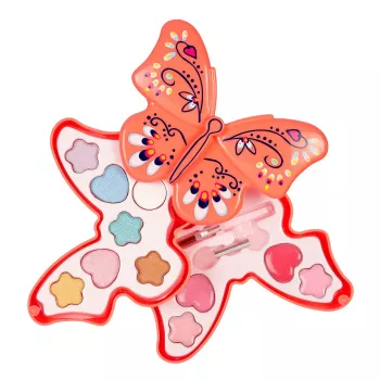 Souza Estuche de maquillaje infantil mariposa 13 piezas
