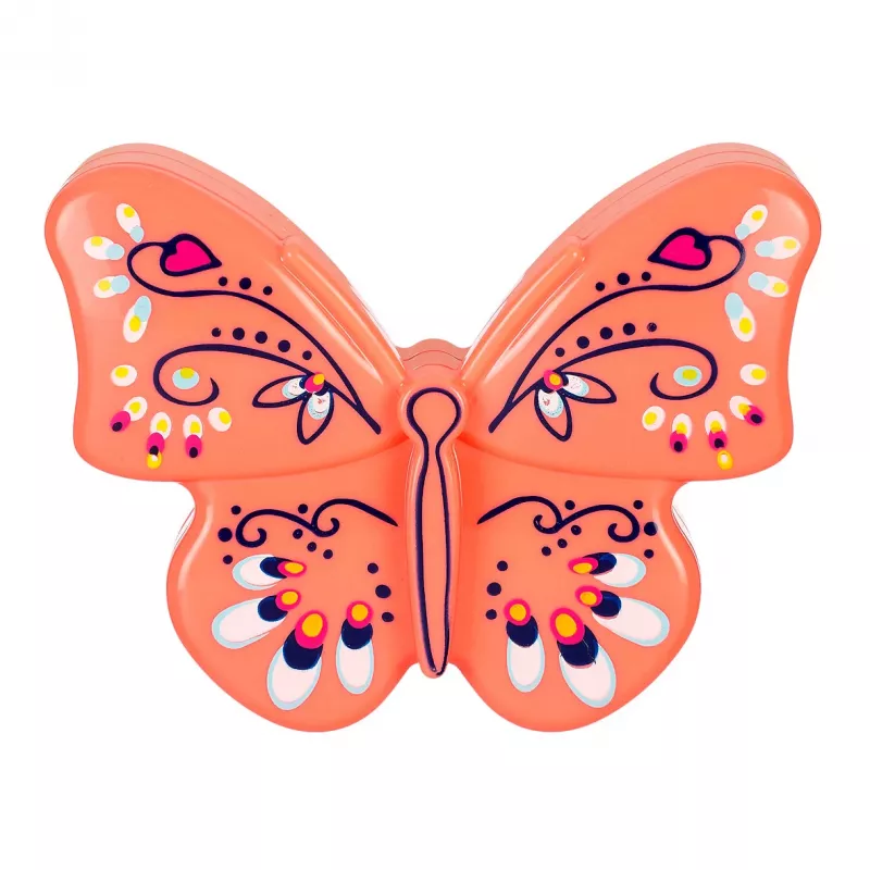 Souza Estuche de maquillaje infantil mariposa 13 piezas