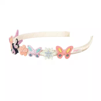 Souza! Diadema Didy con mariposa de purpurina para niñas - multicolor