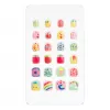 Souza! Uñas postizas para niños surtido de frutas (pack grande con 10 sets)