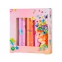 Souza! Set de bálsamo labial infantil 3 piezas - diversos aromas frutales, hidratante, humectante, protector, dermatológicamente testado, sin parabenos, sin ftalatos, no tóxico, barra giratoria, estuche de regalo